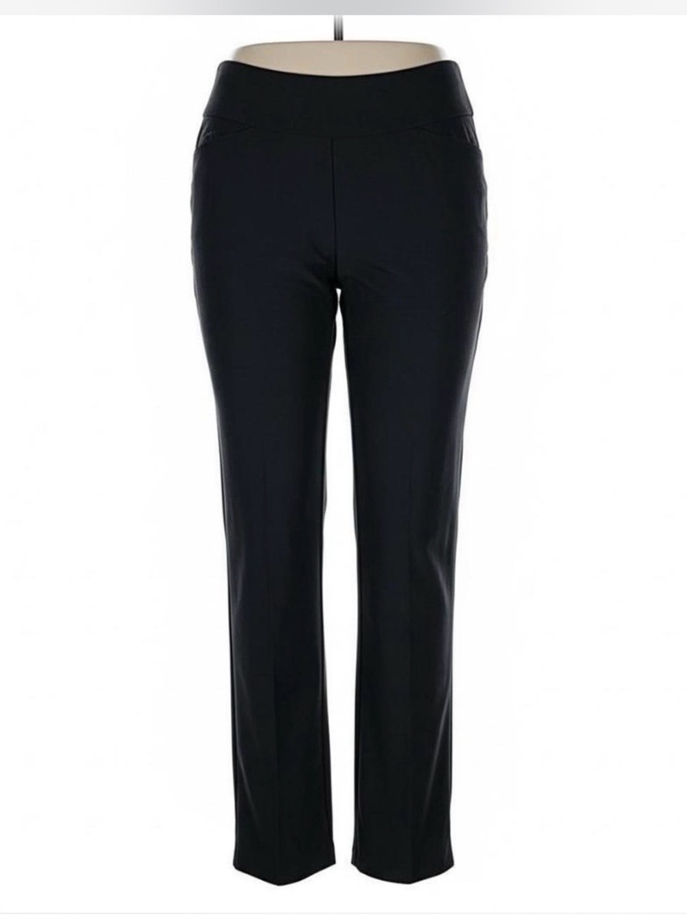 Women's Black Straight Leg Athleisure or Casual Pants